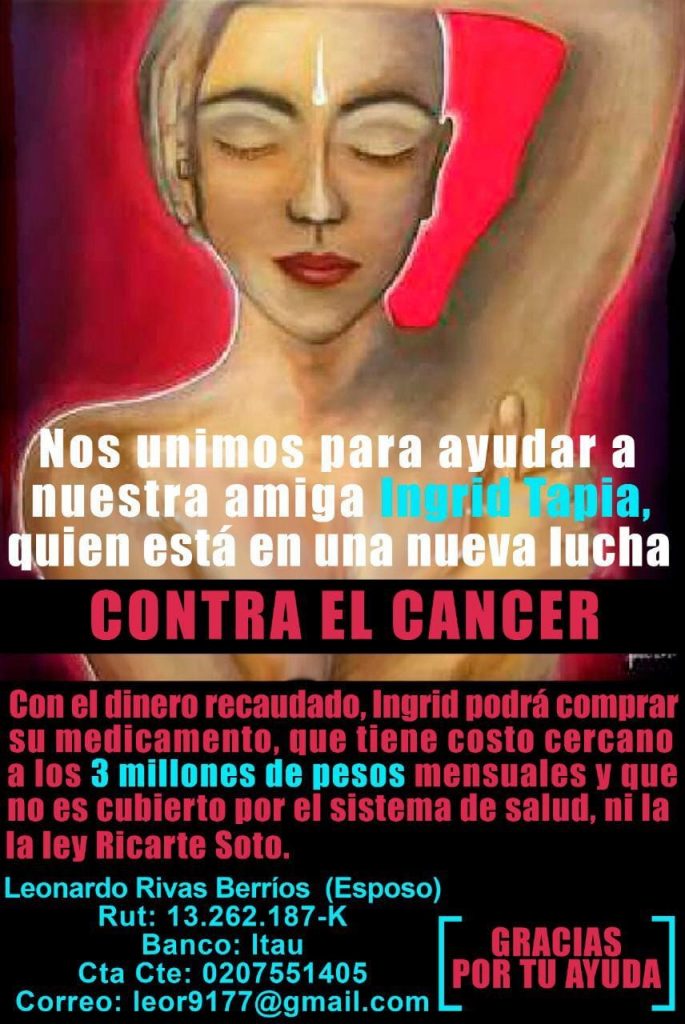 Afiche para ayuda de Ingrid